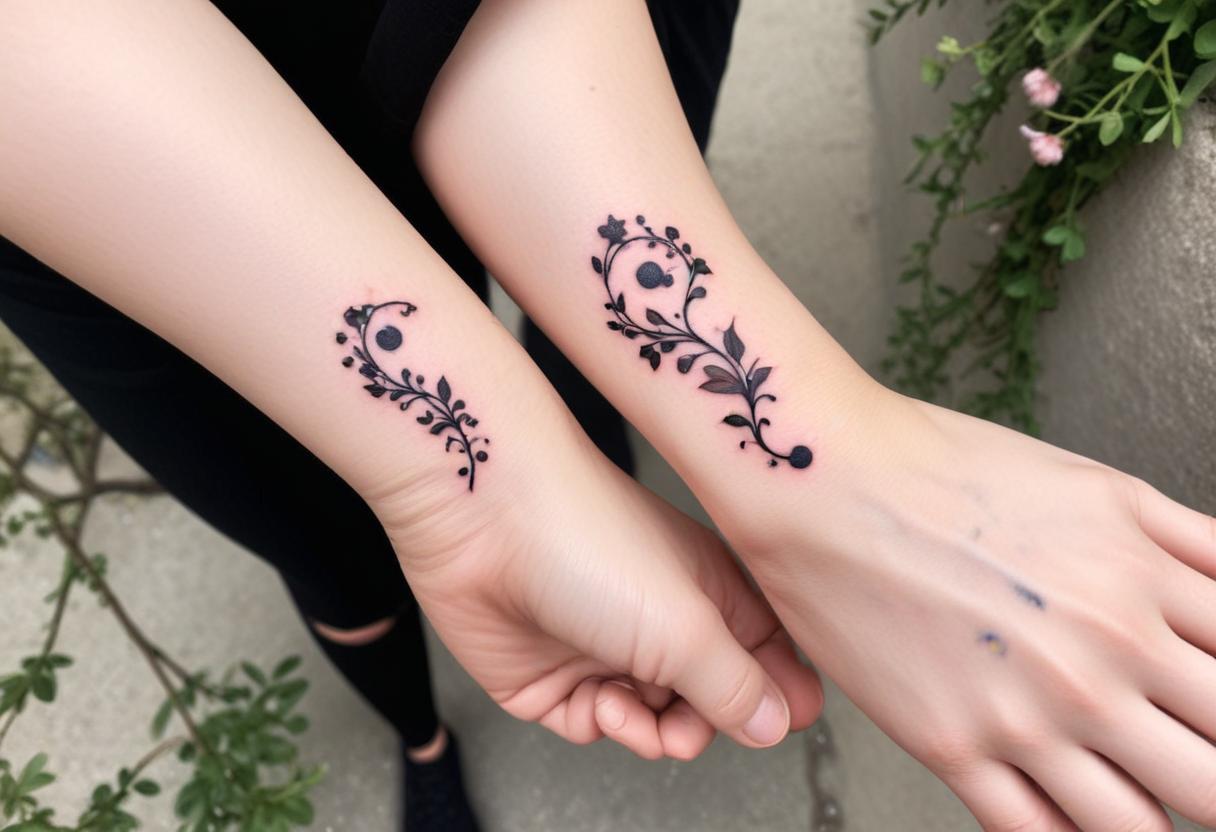 Semikolon tatuering illustration
